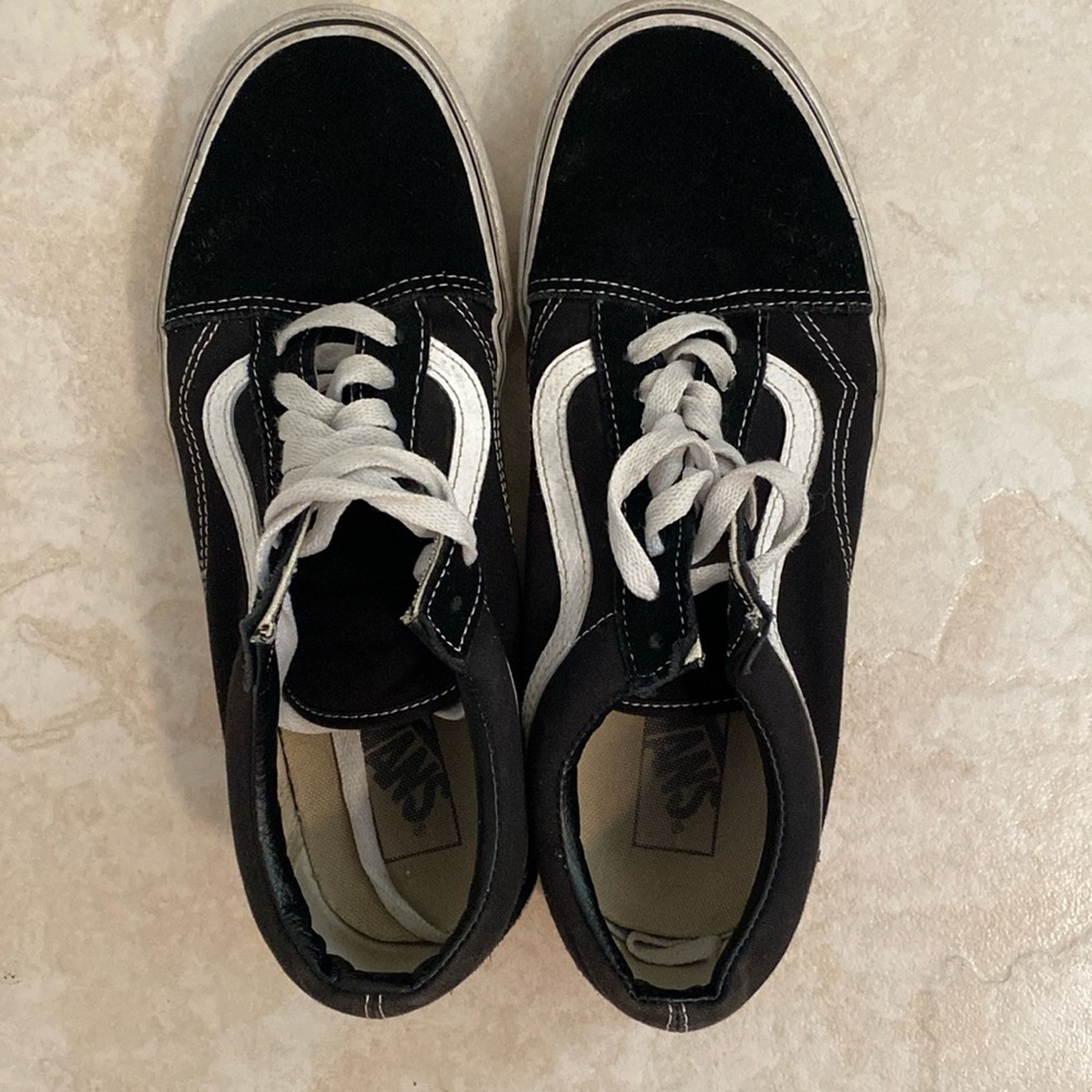 Black men’s vans 9.5